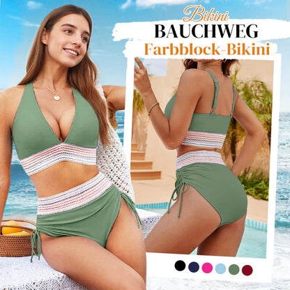 👙 Visoko krojen bikini z oporo za trebuh – Samozavest & stil na plaži! ✨