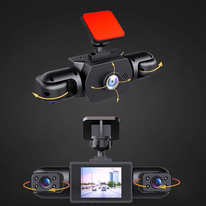🚗 360° kamera za avtomobilsko režo – Full HD + varnost + dokazi za vsak trenutek! 📸