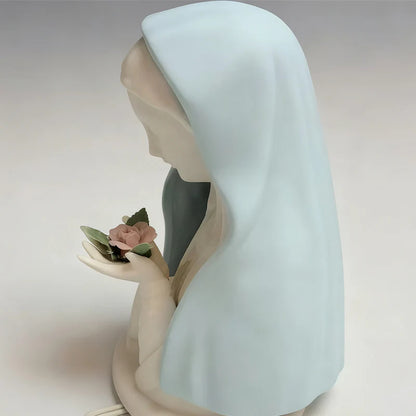 ✨ LED nočna lampka z modlitvijo – dekorativna, mirna in idealna za duhovno minuto! 🕊️