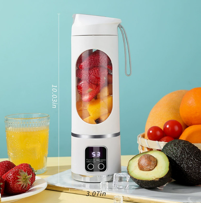 450 ml-es digitális, hordozható, vezeték nélküli gyümölcscentrifuga-pohár