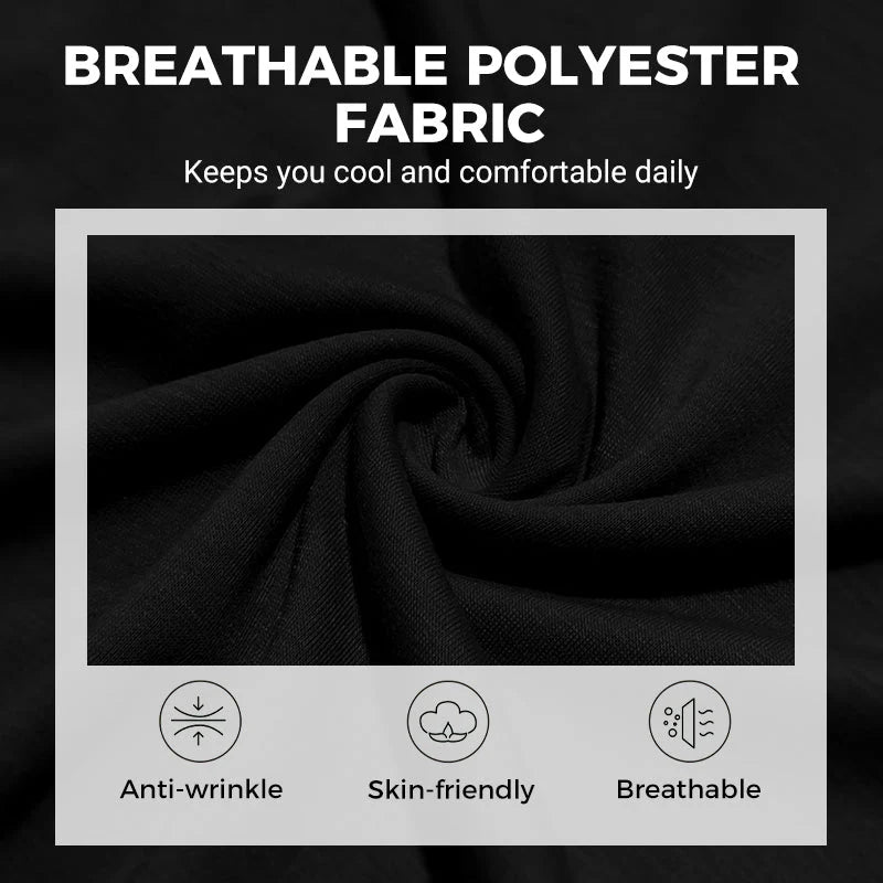 🌟 Moška majica z dolgimi rokavi – dihalna, anti-gubna in elegantna za vsakdanji slog! ✨