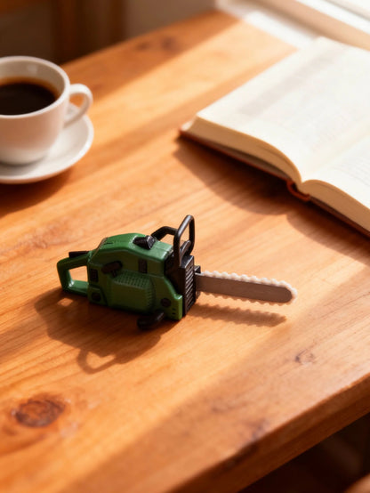 🪚 Miniaturni Model Motorne Žage 1:12 – Avtentičnost Za Diorame In Zbirke! 🎀