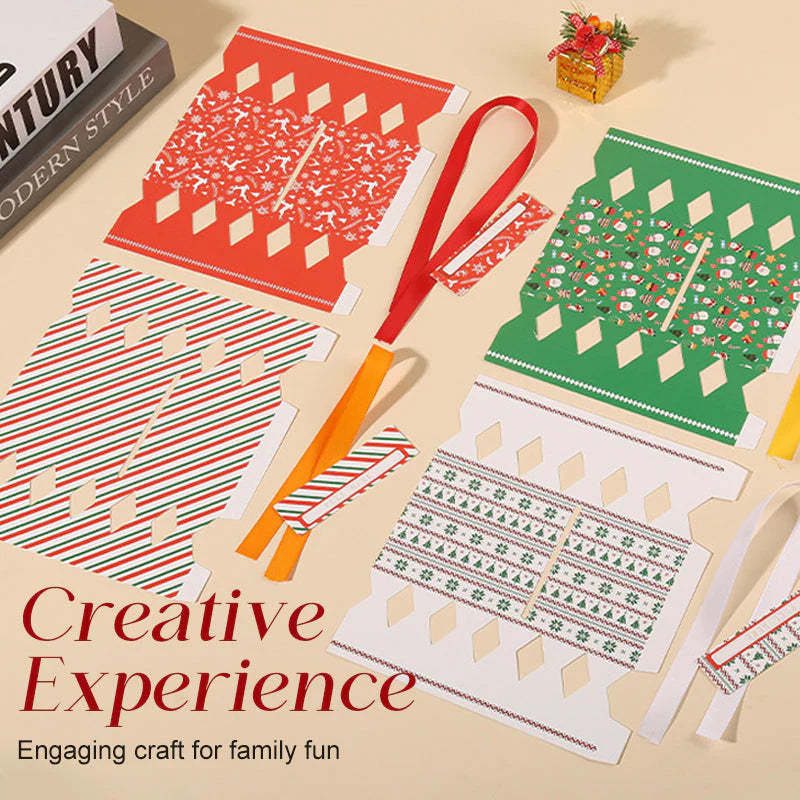 【🎁 Ustvarite toplo praznično vzdušje za družino in prijatelje】Božične škatle presenečenj s sladkarijami - hranilniki za gotovino