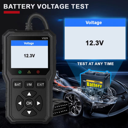 🚗 OBDII Diagnostični Skener V529 – Beremo Kode + Režimska Snemanja + 10 Jezikov! ✨