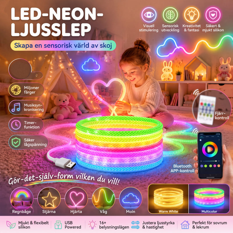 💡 Tkana LED-neonska vrvica “Dragon Scale”! ✨