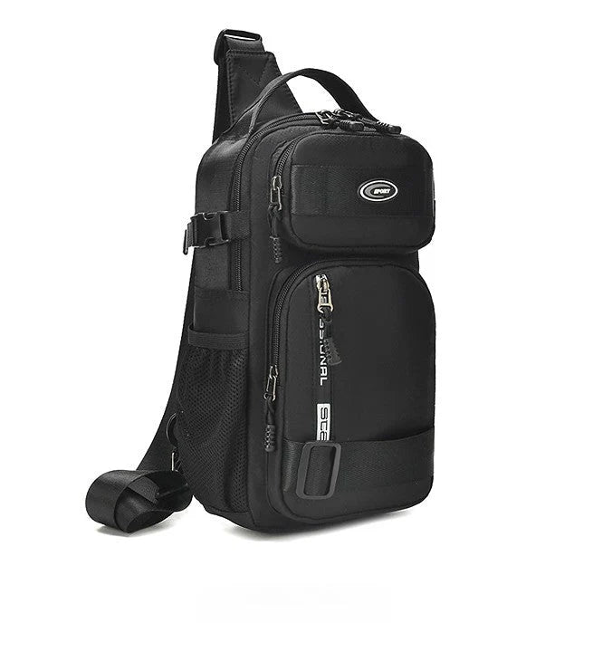 【💪🏻Najboljši pomočnik, ko greste ven】Nastavljiva torba za čez prsi iz blaga Oxford