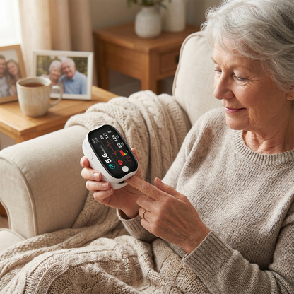 🌬️Laserski glukometer – Brezbolečno, hitro in natančno merjenje krvnega sladkorja!
