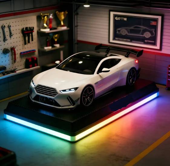 📢📢60% POPUST!!🏎️Dekoracija z lučko v obliki superšportnega avtomobila GTR