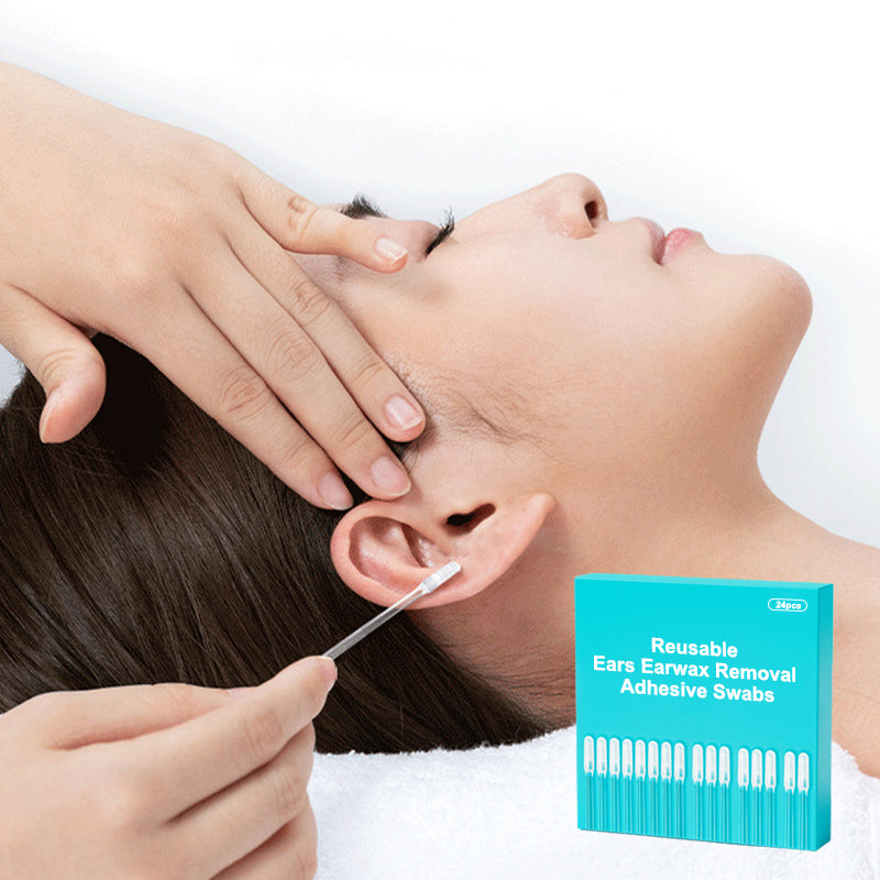 【🎁Več ko kupite, več popustov dobite】Lepilne blazinice za večkratno uporabo za odstranjevanje ušesnega masla