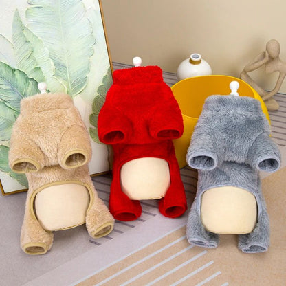 🐶🐶Zimski pasji plašč z zadrgo na hrbtu