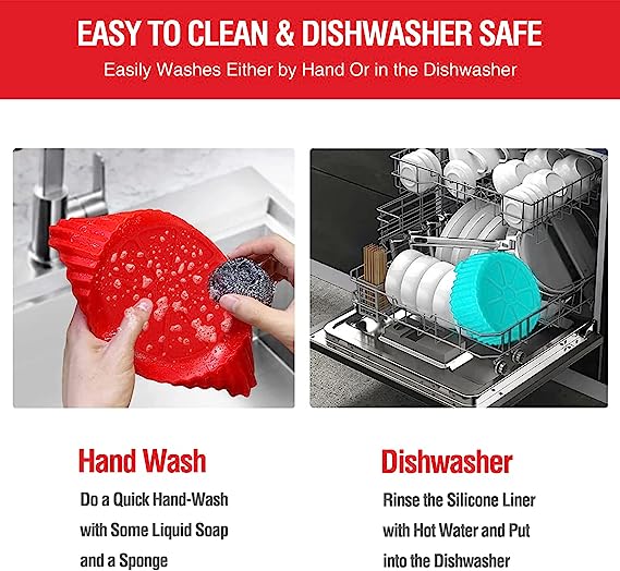 🌟 Silikonski pekač za cvrtnik – varen, nelepljiv in enostaven za zdravno kuhanje! 🍳