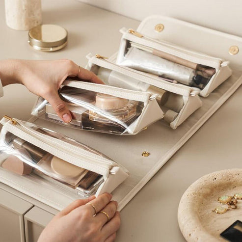 Prenosna vodoodporna kozmetična torba