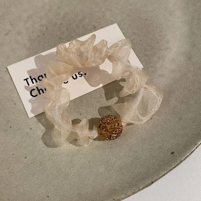 【🔥Kupite 1 kosa in dobite 4 gratis (5 kosov)🔥】Elegantni mrežasti trakovi za lase s kristali