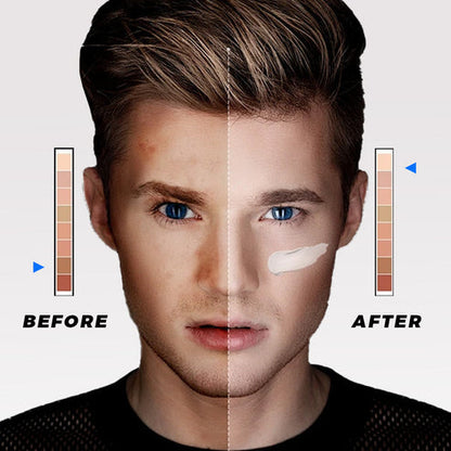 【🎁Več ko kupite, več popustov dobite】Kremna podlaga za moške - prekrivna, vlažilna in posvetlitvena