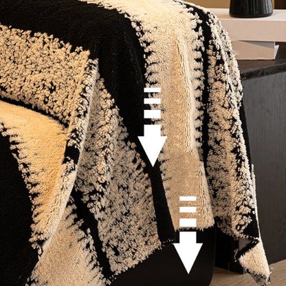 Mehka plišasta nedrseča prevleka za kavč🧣