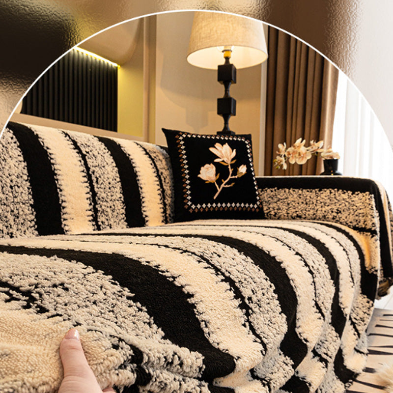 Mehka plišasta nedrseča prevleka za kavč🧣