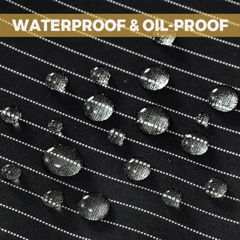 【💧 Ali si med kuhanjem vedno umažete oblačila?】Vodoodporen predpasnik s križnimi trakovi na hrbtu in odstranljivo brisačo za roke