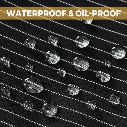 【💧 Ali si med kuhanjem vedno umažete oblačila?】Vodoodporen predpasnik s križnimi trakovi na hrbtu in odstranljivo brisačo za roke