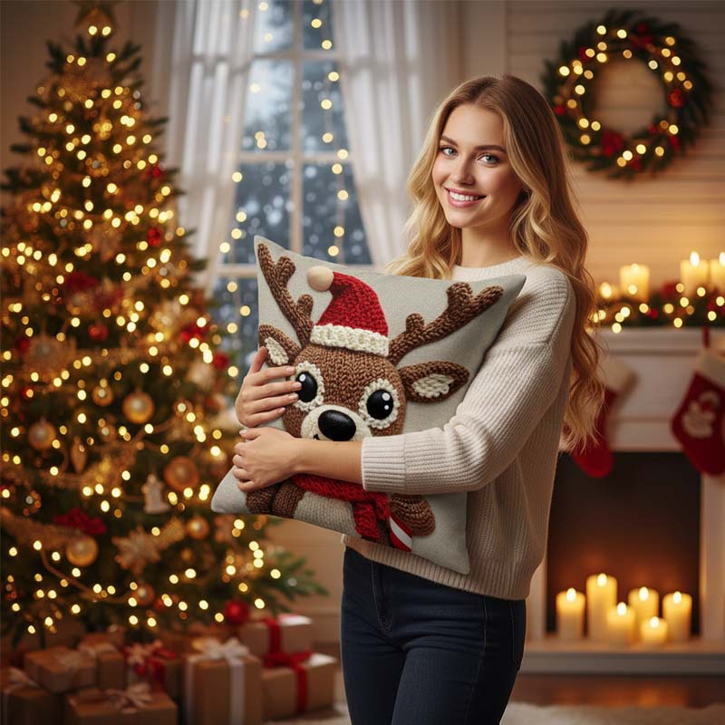 🎄 Božični okraski še nikoli niso bili lažji – 4 modeli prevlek za blazine za ustvarjanje toplejšega vzdušja!