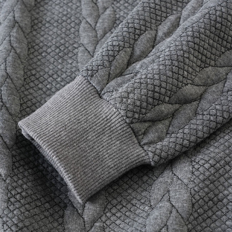 🧥 Moški Pleteni Pulover S Pol Zadrgo – Eleganca In Udobje Za Vsak Priložnost! ✨