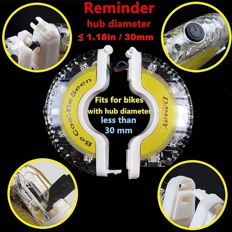 🌟 LED luč za kolo – varnost in stil za nočno vožnjo! 🚴♂️