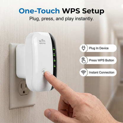 😍 Wi-Fi Repeater 300 Mbps – ojačevalnik signala 📶 Stabilna povezava v vsaki sobi!